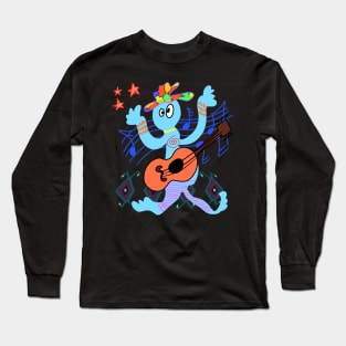 Crazy music Long Sleeve T-Shirt